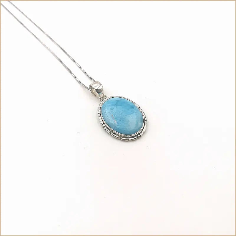 Pendentif larimar "PI672"