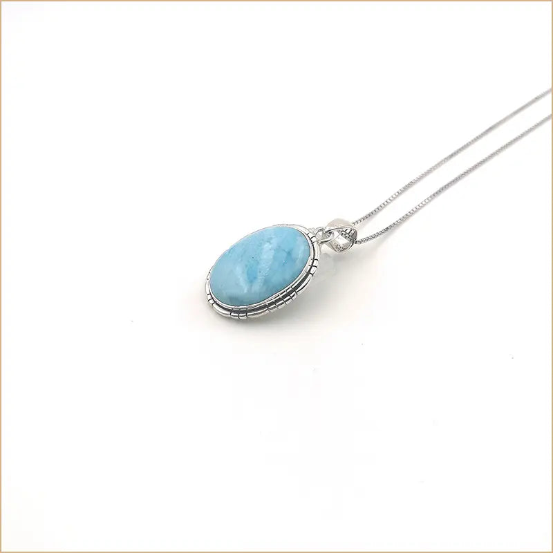 Pendentif larimar "PI672"