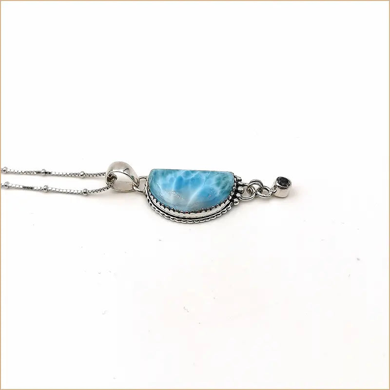 Pendentif larimar "PI676"