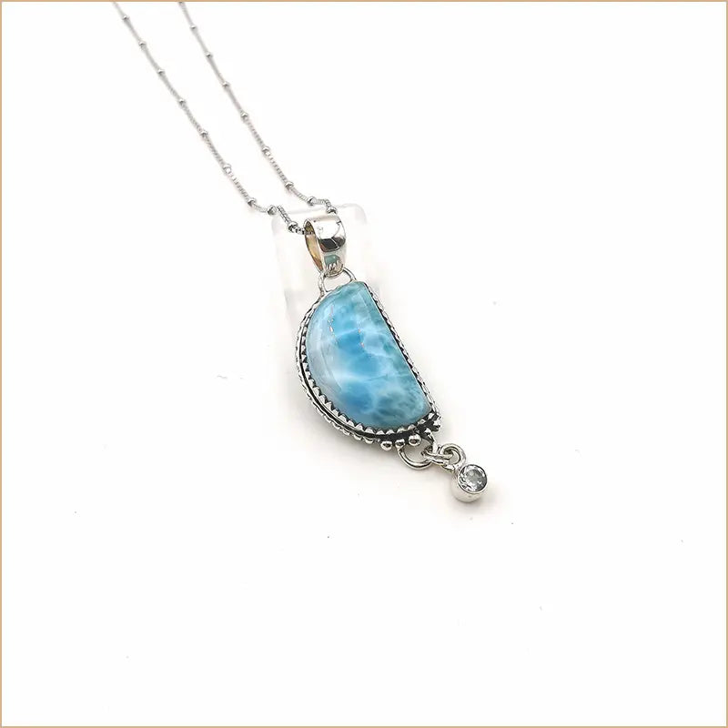 Pendentif larimar "PI676"