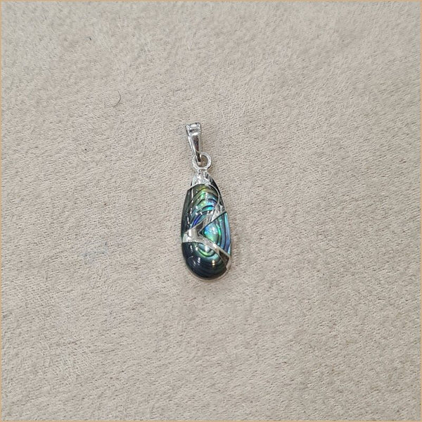 Pendentif goutte en abalone "PN1110.A"