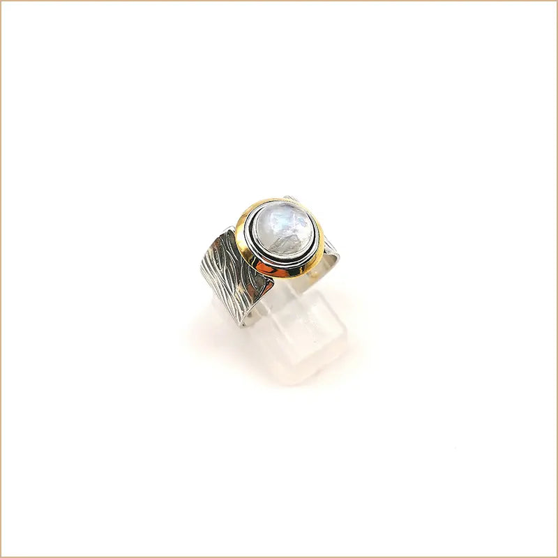 Bague pierre de lune "RI1022.P"
