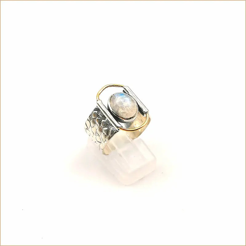 Bague pierre de lune "RI1023.P"