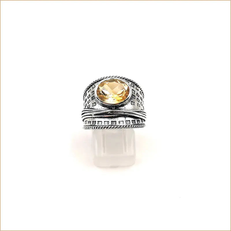 Bague citrine "RI1025.C"