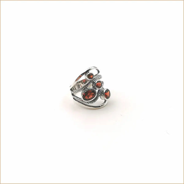 Bague grenat "RI1026.G"