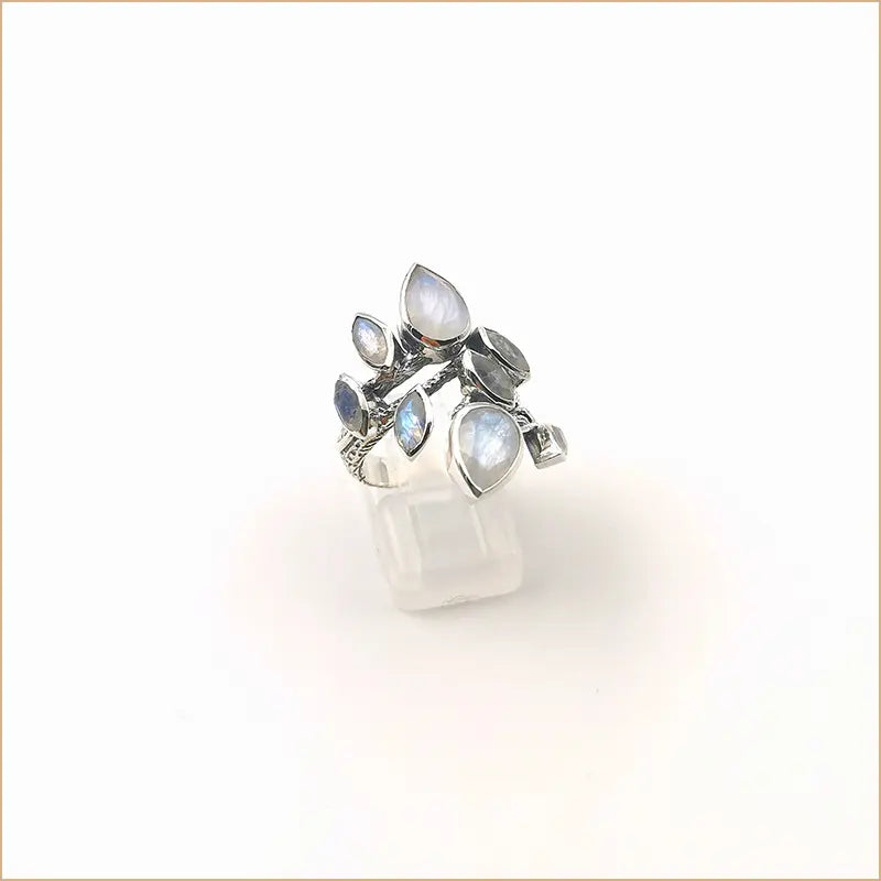 Bague pierre de lune "RI1027.P"