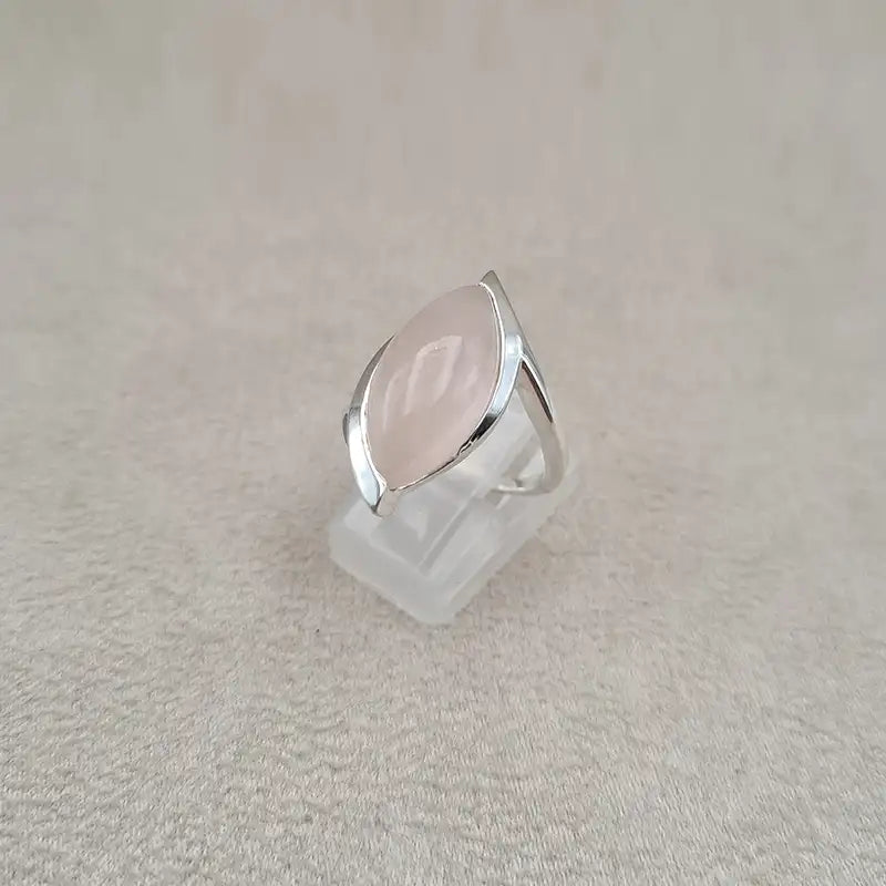 Bague rose quartz marquise "RI1061.Q"