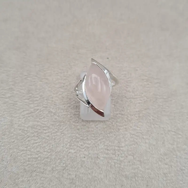 Bague rose quartz marquise "RI1061.Q"