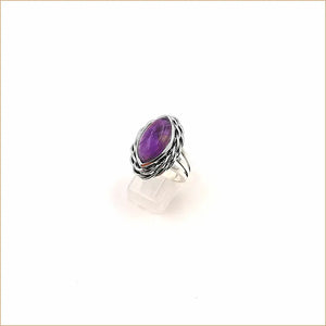 Bague améthyste tressée "RI1127.A"