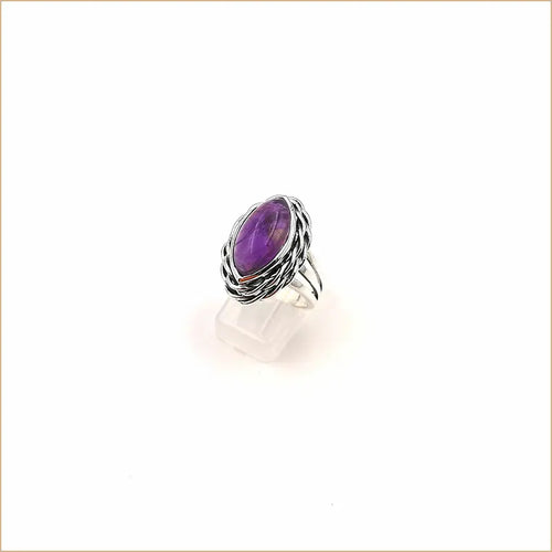 Bague améthyste tressée "RI1127.A"