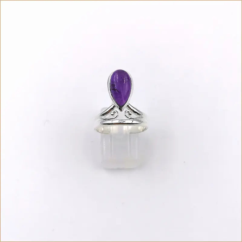 Bague améthyste goutte "RI1133.A"
