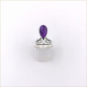 Bague améthyste goutte "RI1133.A"