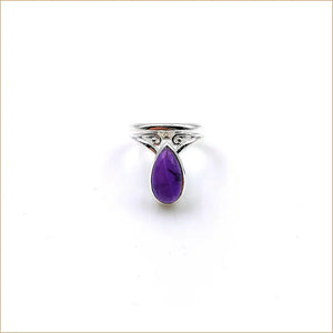 Bague améthyste goutte "RI1133.A"