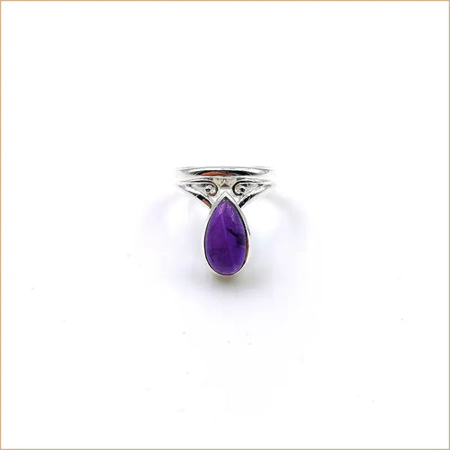 Bague améthyste goutte "RI1133.A"