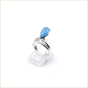 Bague calcédoine goutte "RI1133.CA"