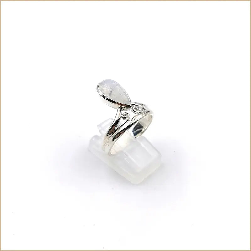 Bague pierre de lune goutte "RI1133.P"
