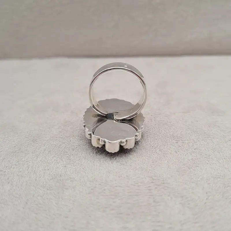 Bague opale dentrite marquise "RI1158.A"