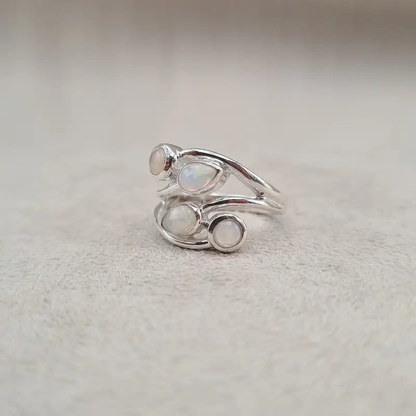 Bague opale multi "RI1189"