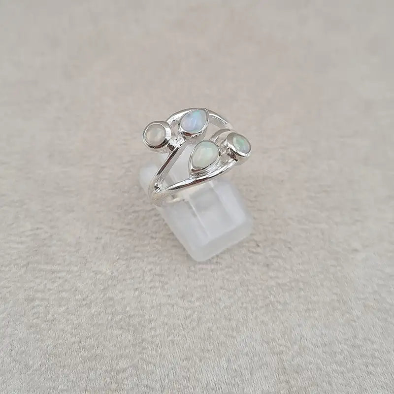Bague opale multi "RI1189"