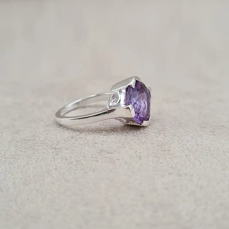 Bague améthyste square cut "RI1190.A"