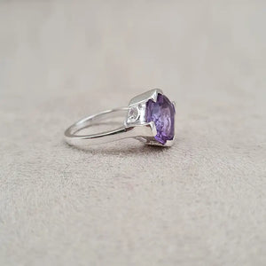 Bague améthyste square cut "RI1190.A"