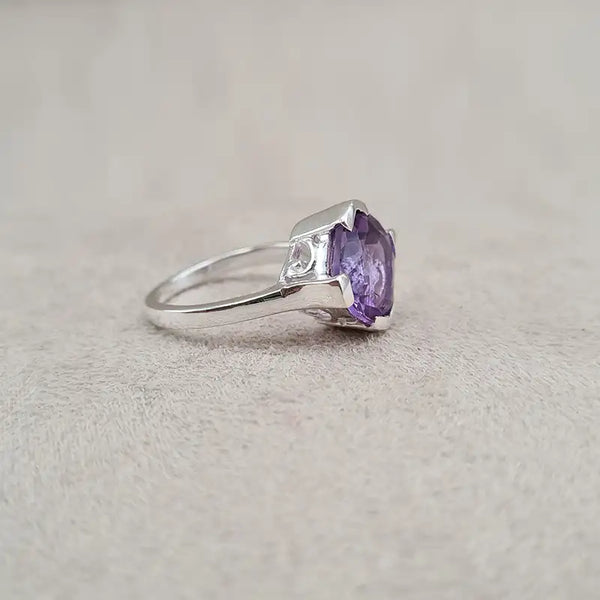 Bague améthyste square cut "RI1190.A"