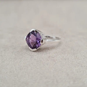 Bague améthyste square cut "RI1190.A"