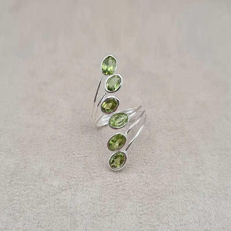 Bague peridot multi wire "RI1194.PER"