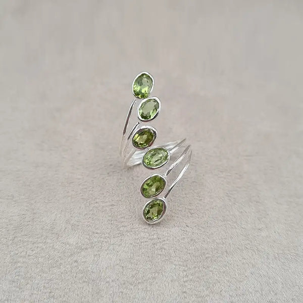 Bague peridot multi wire "RI1194.PER"