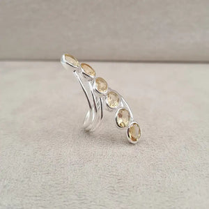 Bague citrine multi wire "RI1194.C"