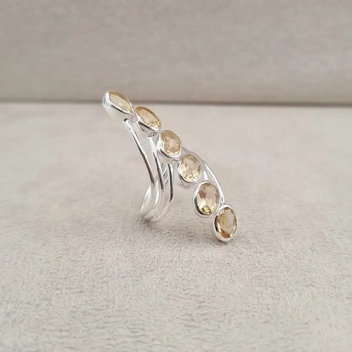 Bague citrine multi wire "RI1194.C"