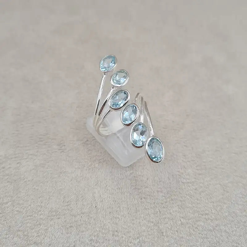 Bague topaze multi wire "RI1194.T"