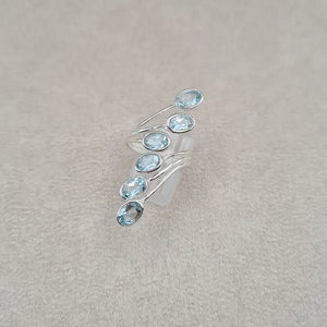 Bague topaze multi wire "RI1194.T"