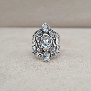 Bague topaze multi queen "RI1195.T"