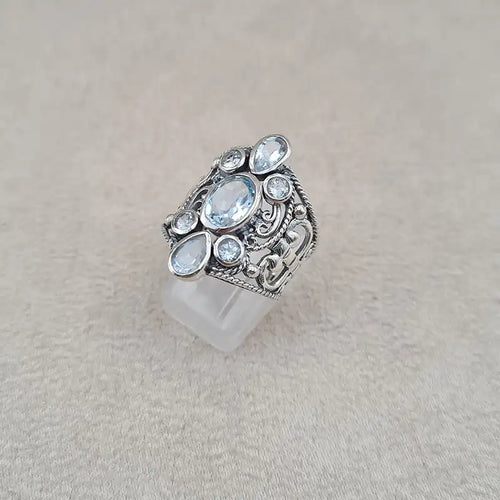 Bague topaze multi queen "RI1195.T"