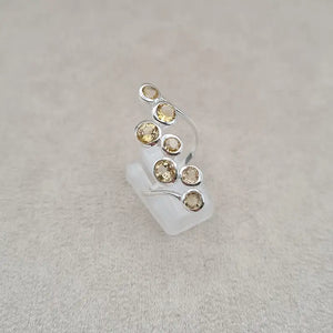 Bague citrine multi single wire "RI1198.C"