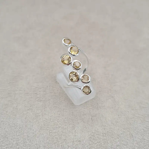 Bague citrine multi single wire "RI1198.C"