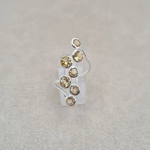 Bague citrine multi single wire "RI1198.C"