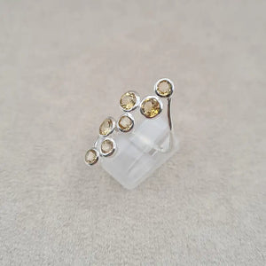 Bague citrine multi single wire "RI1198.C"