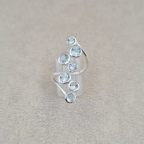 Bague topaze multi single wire "RI1198.T"