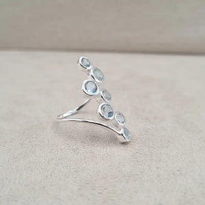 Bague topaze multi single wire "RI1198.T"