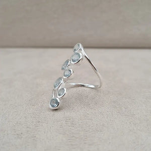 Bague topaze multi single wire "RI1198.T"
