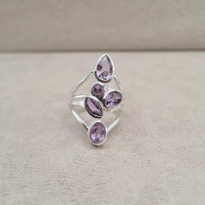 Bague améthyste multi "RI1199.A"