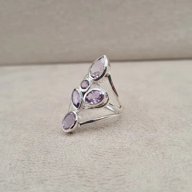 Bague améthyste multi "RI1199.A"