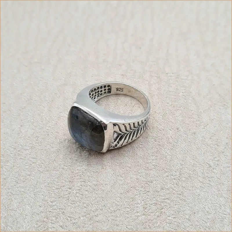 Bague labradorite homme "RI1217.L"