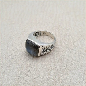 Bague labradorite homme "RI1217.L"