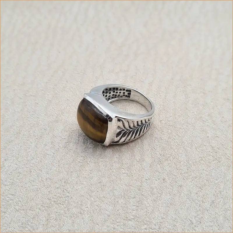 Bague oeil de tigre "RI1217.OT"
