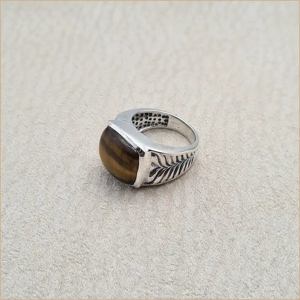 Bague oeil de tigre "RI1217.OT"