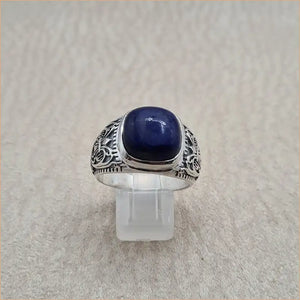 Bague lapis lazuli homme "RI1219.Z"