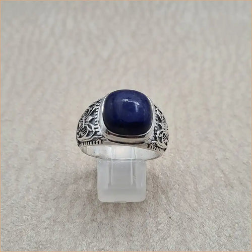 Bague lapis lazuli homme "RI1219.Z"